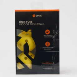 Onix Fuse Indoor Pickleball 6 Pack -Wilson Tennis Club Shop 360195 yel 1