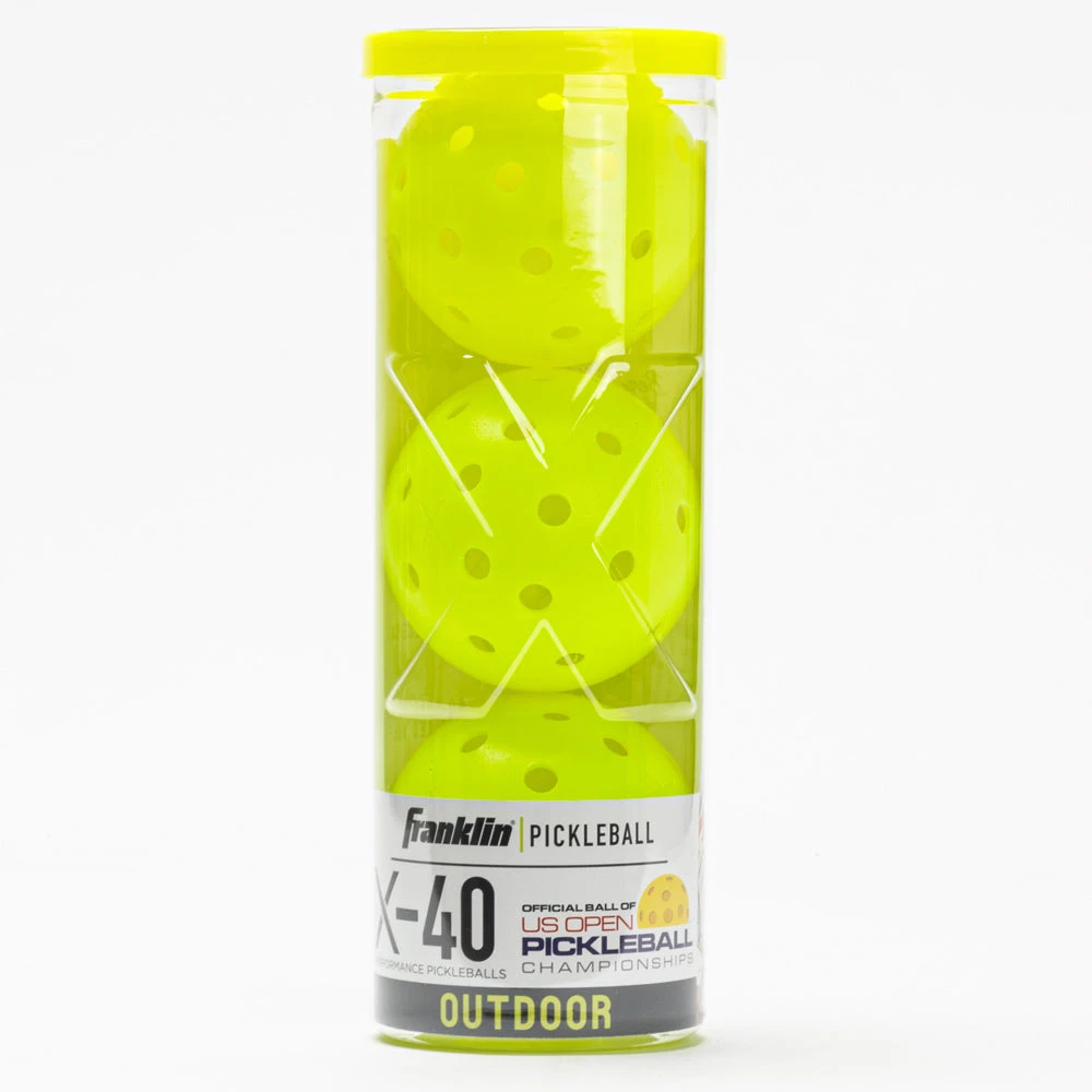 Franklin X-40 Outdoor Pickleball 3 Pack Tube 5 Franklin X-40 Outdoor Pickleball 3 Pack Tube - Image 3