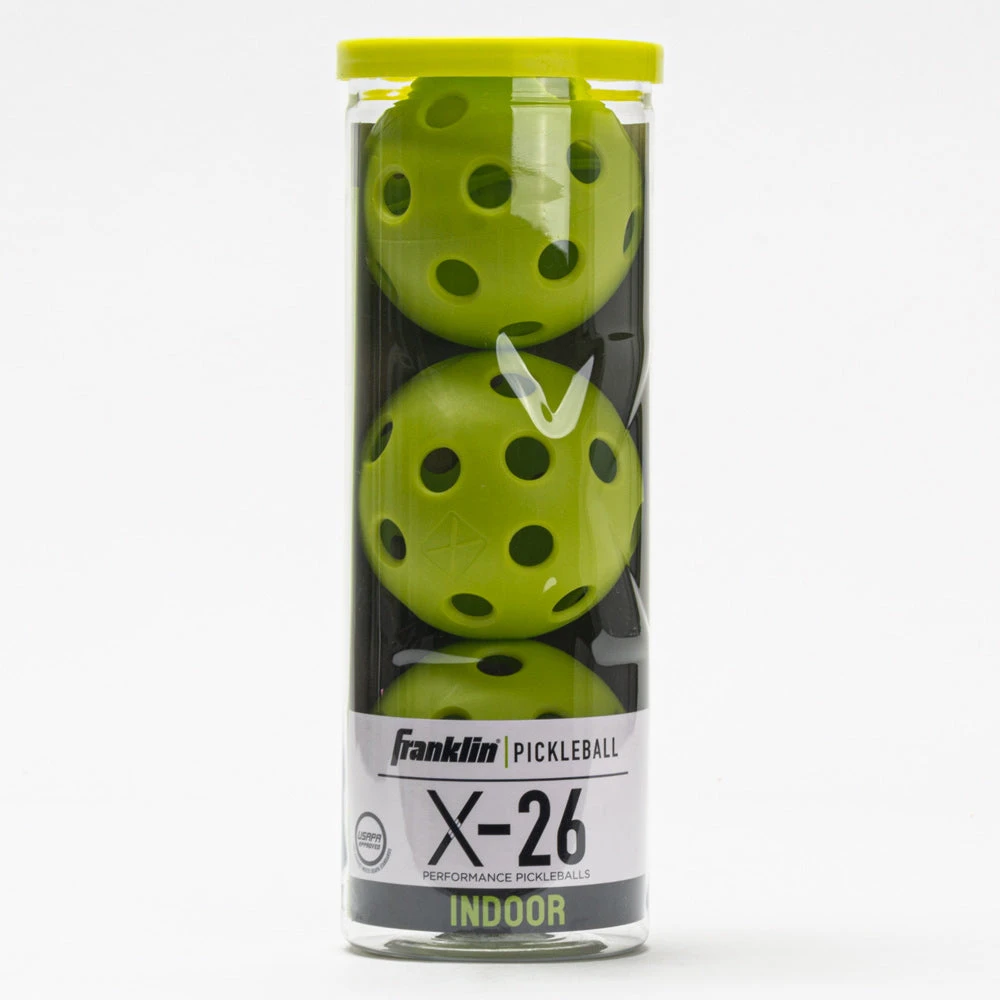 Franklin X-26 Indoor Pickleball 3 Pack Tube 5 Franklin X-26 Indoor Pickleball 3 Pack Tube - Image 3