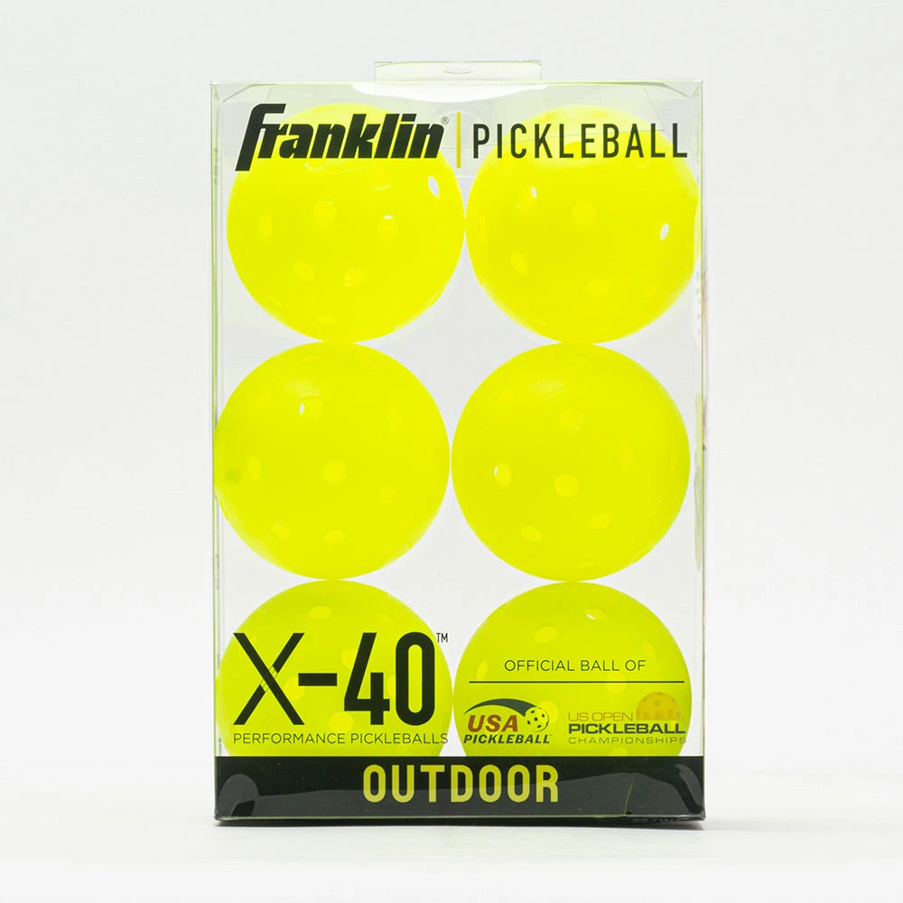 Franklin X-40 Outdoor Pickleball 6 Pack 3 Franklin X-40 Outdoor Pickleball 6 Pack