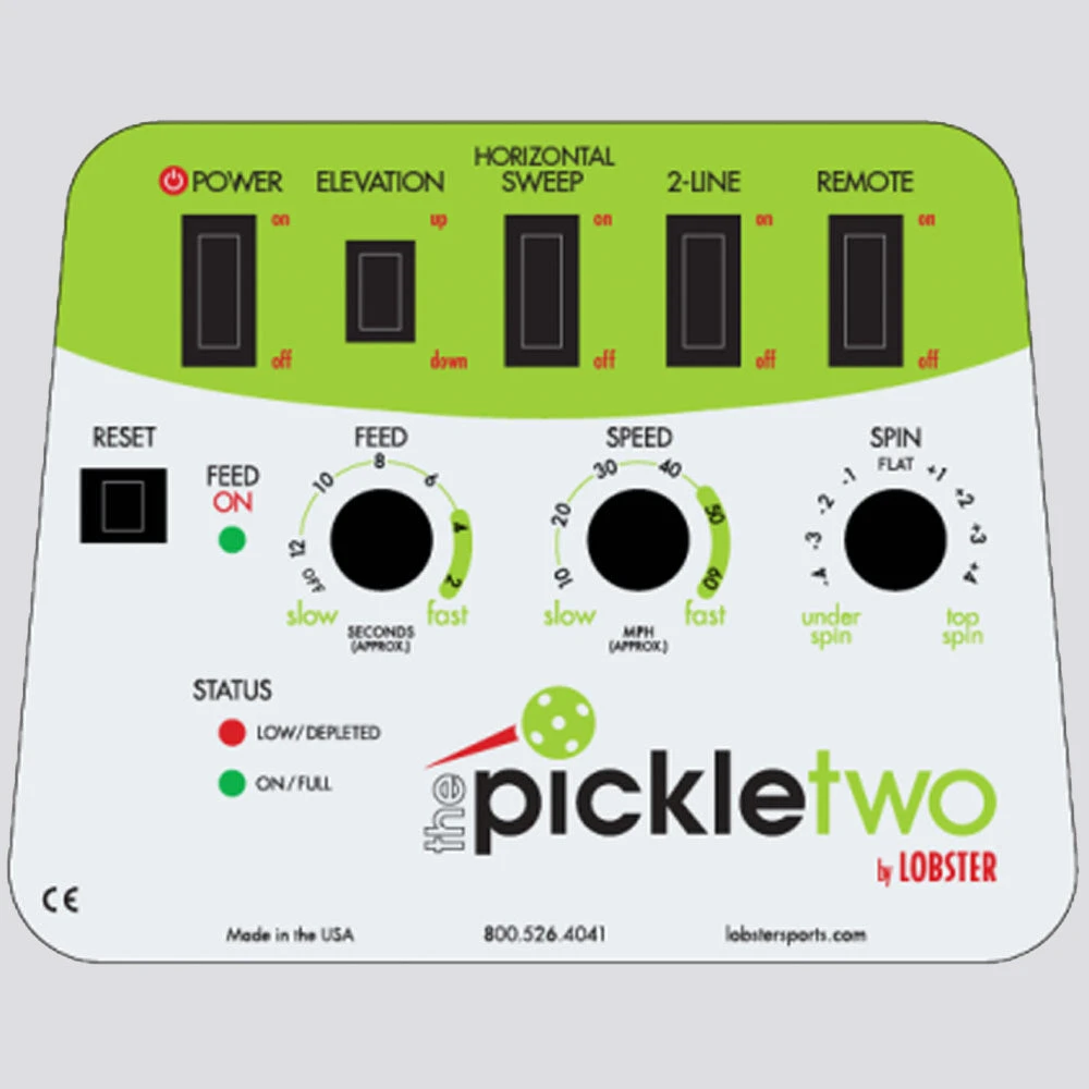 Lobster The Pickle Two Pickleball Machine (Internal Battery) 4 Lobster The Pickle Two Pickleball Machine (Internal Battery) - Image 2