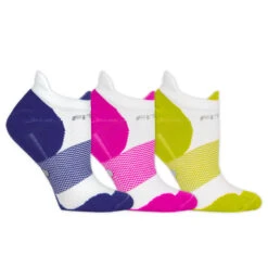 Fitsok F4 Tech No Show Socks 3 Pack -Wilson Tennis Club Shop 650781 555 2