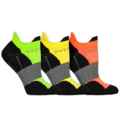 Fitsok F4 Tech No Show Socks 3 Pack -Wilson Tennis Club Shop 650781 777 2
