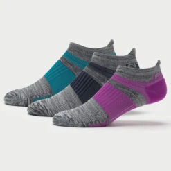 Fitsok Q5 No-Show Socks 3 Pack -Wilson Tennis Club Shop 650937 wm 1