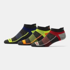 Saucony Inferno No Show Tab Socks 3 Pack -Wilson Tennis Club Shop 650965 076 1