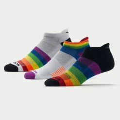 Saucony Inferno No Show Tab Socks 3 Pack -Wilson Tennis Club Shop 650965 905 1