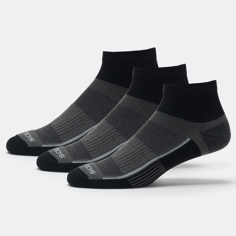 Saucony Inferno Quarter Socks 3 Pack 3 Saucony Inferno Quarter Socks 3 Pack