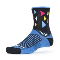 Swiftwick Vision Five Fiesta Crew Socks -Wilson Tennis Club Shop 651057 40z 1