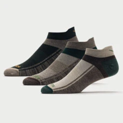 Saucony Inferno Ultralight No Show Socks 3 Pack -Wilson Tennis Club Shop 651194 350 1