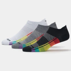 Saucony Inferno Ultralight No Show Socks 3 Pack -Wilson Tennis Club Shop 651194 905 1