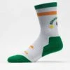 Brooks Run Lucky Ghost Crew Sock 1 Brooks Run Lucky Ghost Crew Sock -Wilson Tennis Club Shop 651279 1