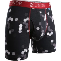 2UNDR Swing Shift 6" Boxer Briefs Patterns -Wilson Tennis Club Shop 756827 056 1