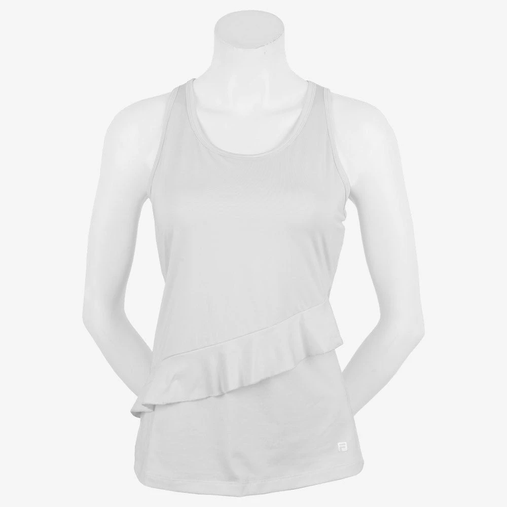 Fila Ruffles & Stripes Ruffle Racerback Tank Women's 5 Fila Ruffles & Stripes Ruffle Racerback Tank Women's - Image 3