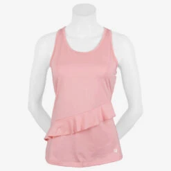 Fila Ruffles & Stripes Ruffle Racerback Tank Women's 12 Fila Ruffles & Stripes Ruffle Racerback Tank Women's -Wilson Tennis Club Shop 757418 678 1