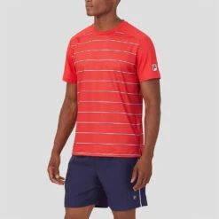 Fila Heritage Tennis Stripe Crew Men's -Wilson Tennis Club Shop 757819 622 1