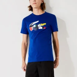 Lacoste Core Performance Printed Tee Men's -Wilson Tennis Club Shop 758015 bdm 1