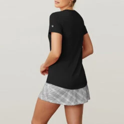 Fila Essentials Short Sleeve V-Neck Women's -Wilson Tennis Club Shop 758052 001 2