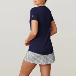 Fila Essentials Short Sleeve V-Neck Women's -Wilson Tennis Club Shop 758052 412 2