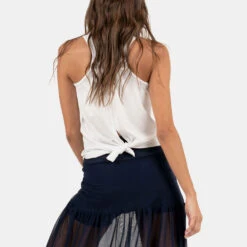 Lucky In Love Tie Back Tank Women's -Wilson Tennis Club Shop 758069 110 2