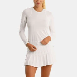 Lucky In Love LUV Protection Breeze L/S Crew Women's 10 Lucky In Love LUV Protection Breeze L/S Crew Women's -Wilson Tennis Club Shop 758076 110 1