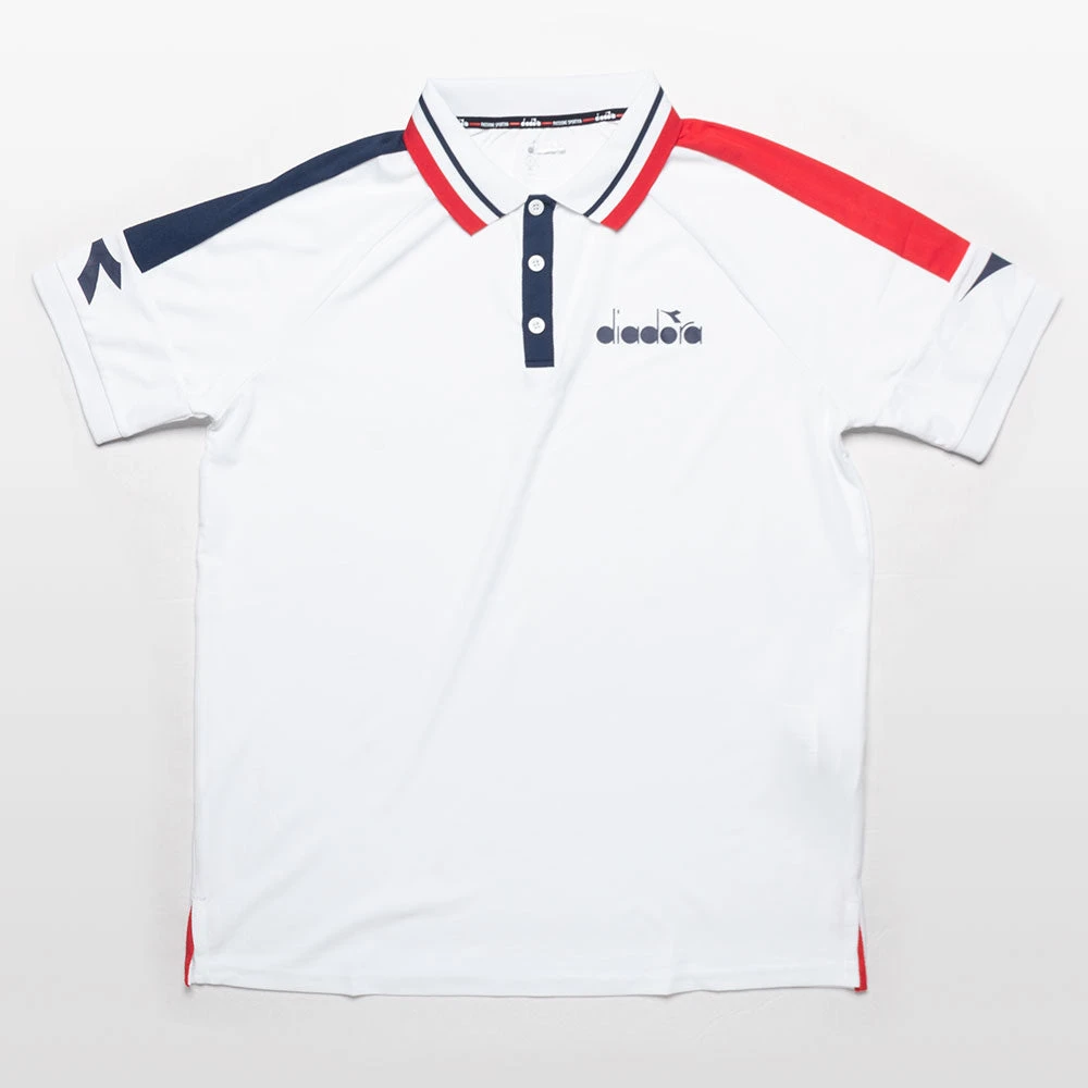 Diadora Short Sleeve Polo Icon Men's 3 Diadora Short Sleeve Polo Icon Men's