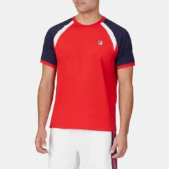 Fila Heritage Essentials Short Sleeve Crew Men's -Wilson Tennis Club Shop 758217 622 1