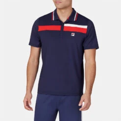 Fila Heritage Essentials Short Sleeve Tennis Polo Men's -Wilson Tennis Club Shop 758220 412 1