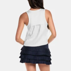 Lucky In Love Pleats Please Tank Women's -Wilson Tennis Club Shop 758275 110 2